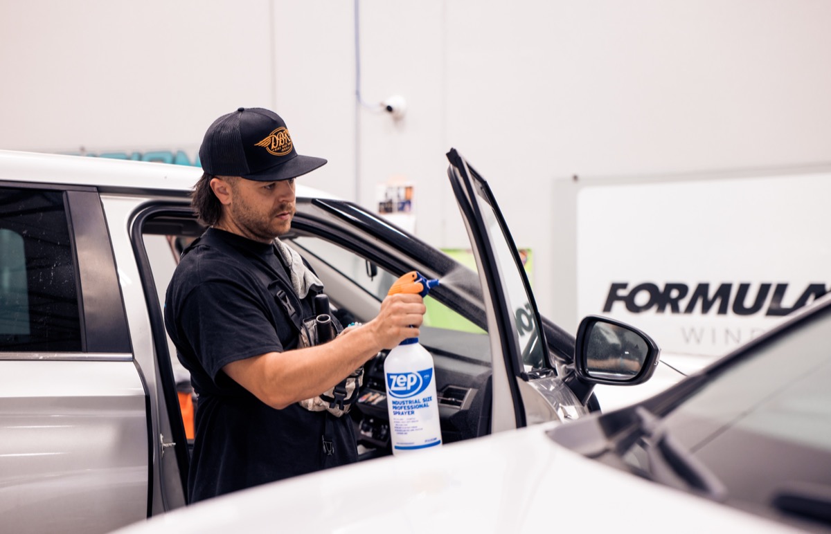 automotive Window tint install