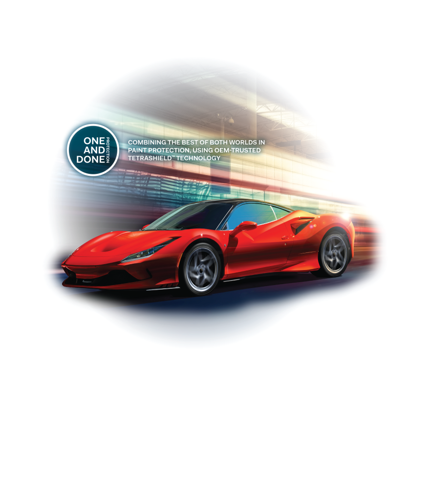 Paint protection film on las vegas exotic car